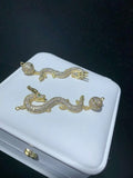Zircon Micro Inlay Dragon 5 Tassel Bracelet Clasp - DIY Magnet Clasp