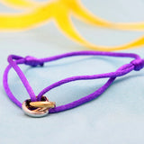 Zlxgirl Classic Women's Bracelet - Stainless Steel Circle Combination