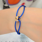 Zlxgirl Classic Women's Bracelet - Stainless Steel Circle Combination