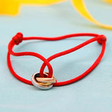 Zlxgirl Classic Women's Bracelet - Stainless Steel Circle Combination