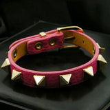 Statement Nail Leather Bracelet Party Jewelry