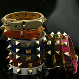 Statement Nail Leather Bracelet Party Jewelry