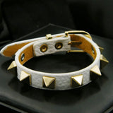 Statement Nail Leather Bracelet Party Jewelry