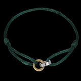 Lace Up Chain Bracelet Ribbon Lace Stainless Steel