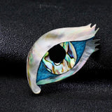 Shell Eye Shape Brooches for Men Women Kids