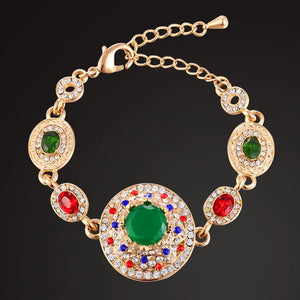 Vintage Green Bracelet For Women Couple Women's party chain bracelet and bangles