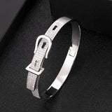 Zlxgirl Zircon Bracelet Dubai Copper Bangle