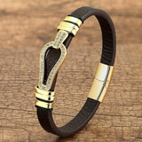 Leopard Animal Bracelet Leather Bangle Dubai Beads Bracelet