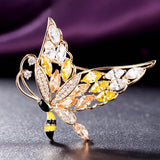 Colorful Horse Eye Brooch Bouquet Pins