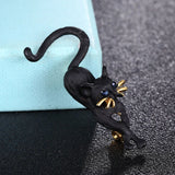 Zlxgirl Enamel Jet Cat Brooches for Kids Girls Women Men