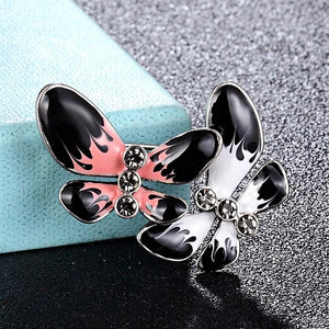Vintage Butterfly Brooches Jewelry Enamel Scarf Pins