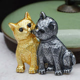 Enamel Cat Animal Scarf Pins Brooch Hijab Pins Suit Accessories
