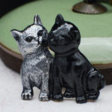 Enamel Cat Animal Scarf Pins Brooch Hijab Pins Suit Accessories