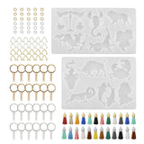 Zodiac Animal Keychain Silicone Mold DIY Resin Craft
