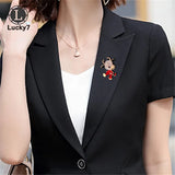 Zodiac Bull Cartoon Brooch Alloy Oil Rhinestone Brooch Animal Metal