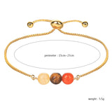 Zodiac Sign Constellation Bracelet Crystal Moonstone Charm Jewelry