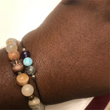 Zodiac Sign Bead Astrology Bracelet Crystal - Adjustable