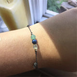 Zodiac Sign Bead Astrology Bracelet Crystal - Adjustable