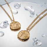 Zodiac Sign Necklace Stainless Steel Waterproof NonTarnish Friendship Jewelry