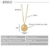 Zodiac Sign Necklace Stainless Steel Waterproof NonTarnish Friendship Jewelry
