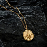 Zodiac Sign Necklace Stainless Steel Waterproof NonTarnish Friendship Jewelry