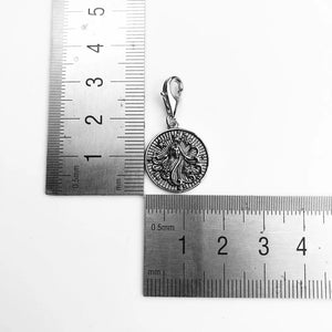 Virgo Zodiac Sign Charms Pendant 925 Sterling Silver Gift For Women Men