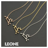 Zodiac Necklace Zodiac Sign Constellation Silver Bronze Scale S0272
