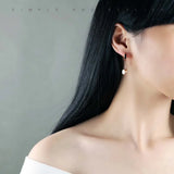 Double-sided Roman Numeral Tassel Earrings