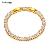 6mm CZ Crystal Charm Bracelet Stainless Steel Bohemia Beach Bracelet