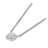 Sparkling Rhinestone Square Pendant Necklaces for Women