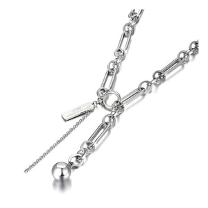 Geometry Charm Pendant Necklaces Jewelry Link Chain Necklace ZN21231