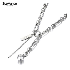 Geometry Charm Pendant Necklaces Jewelry Link Chain Necklace ZN21231