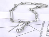 Geometry Charm Pendant Necklaces Jewelry Link Chain Necklace ZN21231