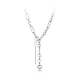 Geometry Charm Pendant Necklaces Jewelry Link Chain Necklace ZN21231