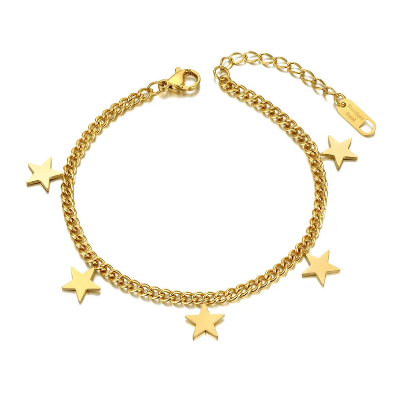 Small Star Charm Bracelet for Women Bohemia Beach Party ZB21079