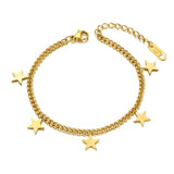 Small Star Charm Bracelet for Women Bohemia Beach Party ZB21079