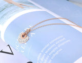 Titanium Steel Heart Charm Necklace For Women ZN19112