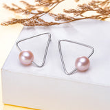 7-8MM Freshwater Pearl Earrings 925 Sterling Silver