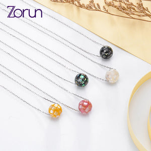 Natural Mother Of The Sea Pearl Pendant Necklace