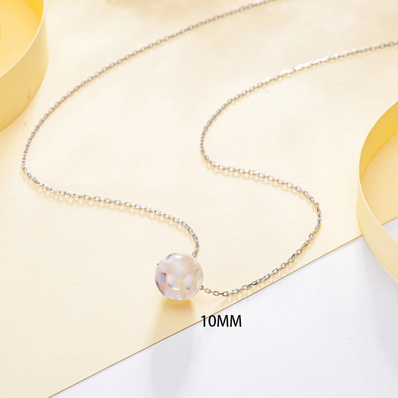 Natural Mother Of The Sea Pearl Pendant Necklace