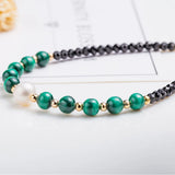 7MM Freshwater Pearl Bracelet 925 Sterling Silver Women's Jewelry