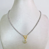 Gray Freshwater Pearl Necklace for Women