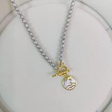Gray Freshwater Pearl Necklace for Women
