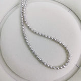 Gray Freshwater Pearl Necklace for Women