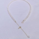 Freshwater Round Pearl Necklace Classic Style Women Jewelry