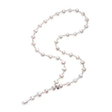 Freshwater Pearl Sweater Chain Necklace 8-9mm