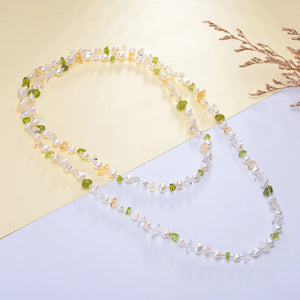 Natural Freshwater Pearl White/Pink Necklace Classic Style