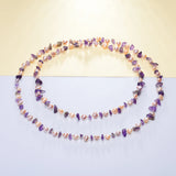 Natural Freshwater Pearl White/Pink Necklace Classic Style