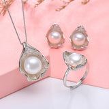 Real Natural Freshwater Pearl Sets Fine Jewelry for Women