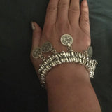 Geometric Charm Stone Coin Bracelets & Bangles For Women